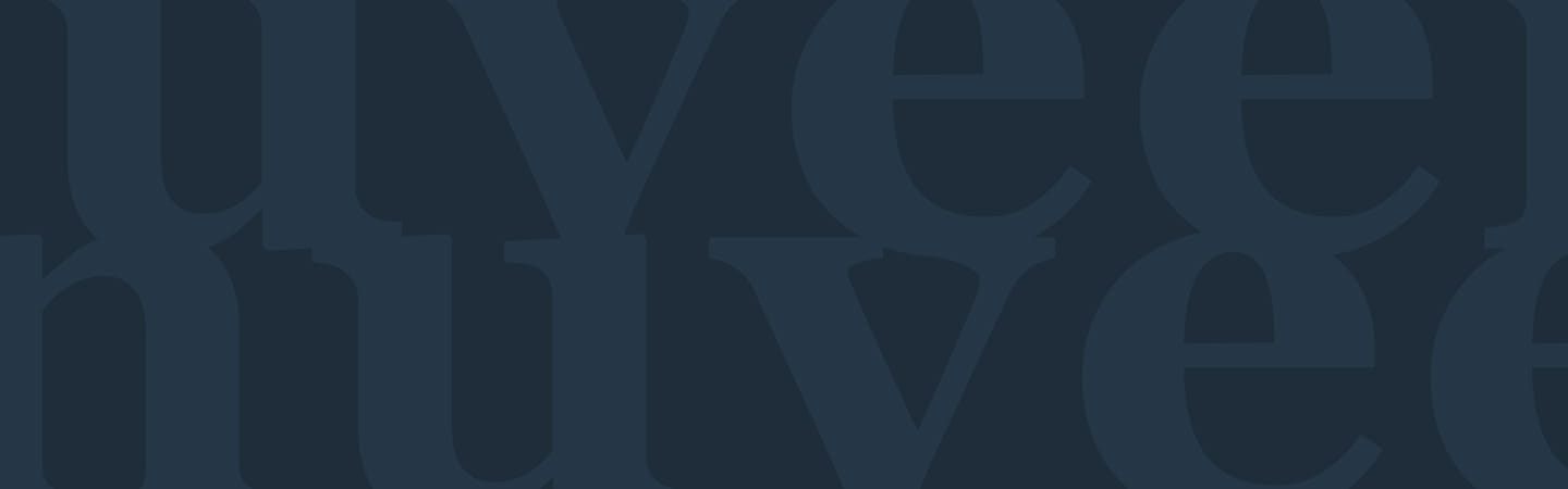 nuveen lettering on blue background