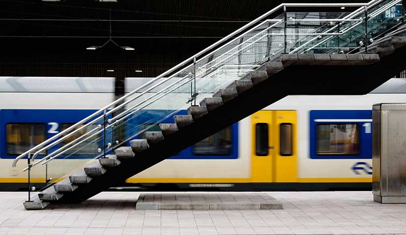 subway stairwell