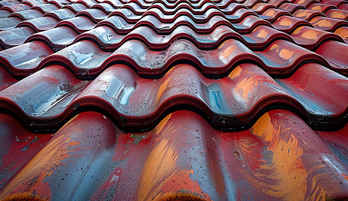 Red Spanish tile