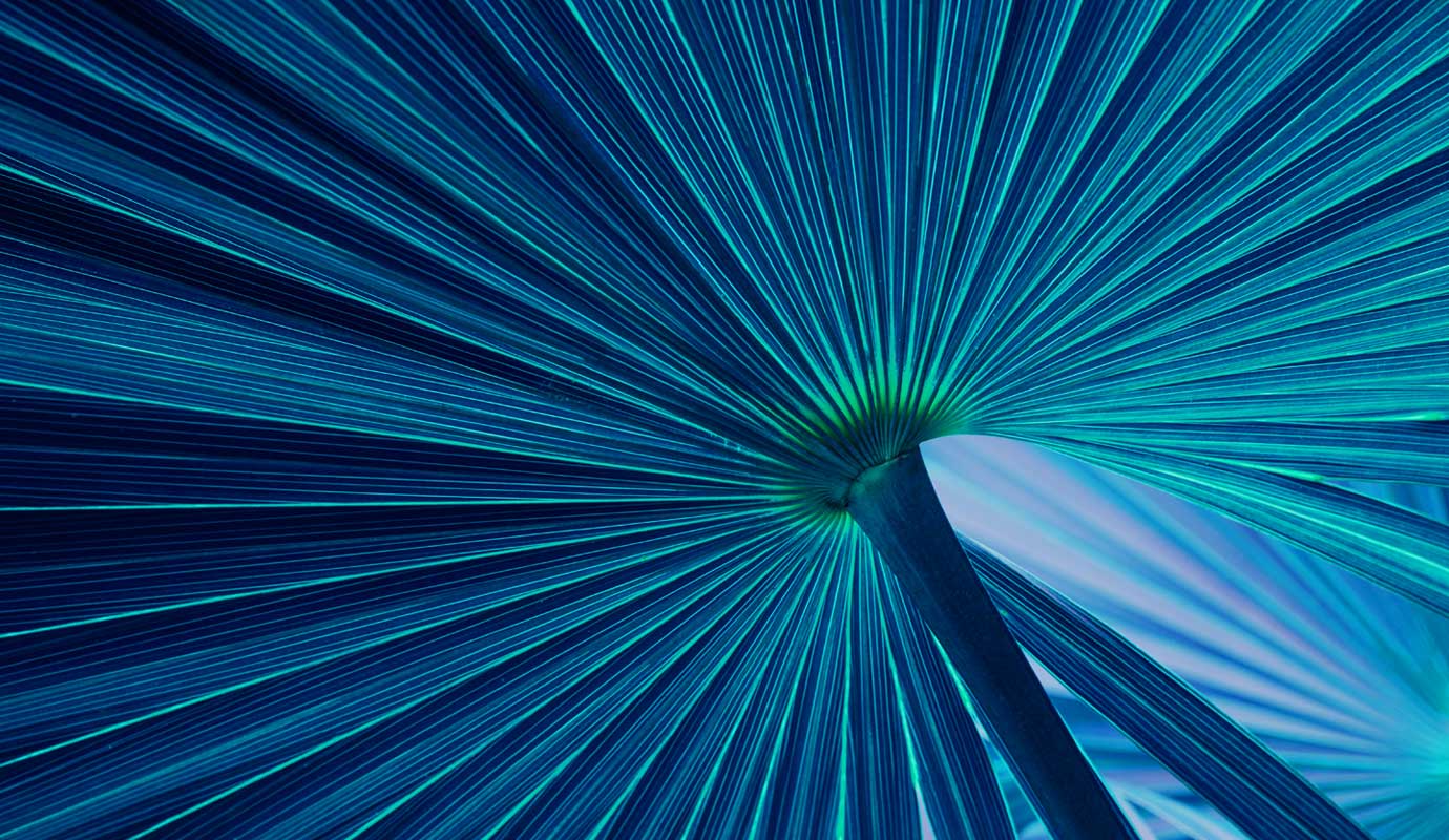 Blue abstract art