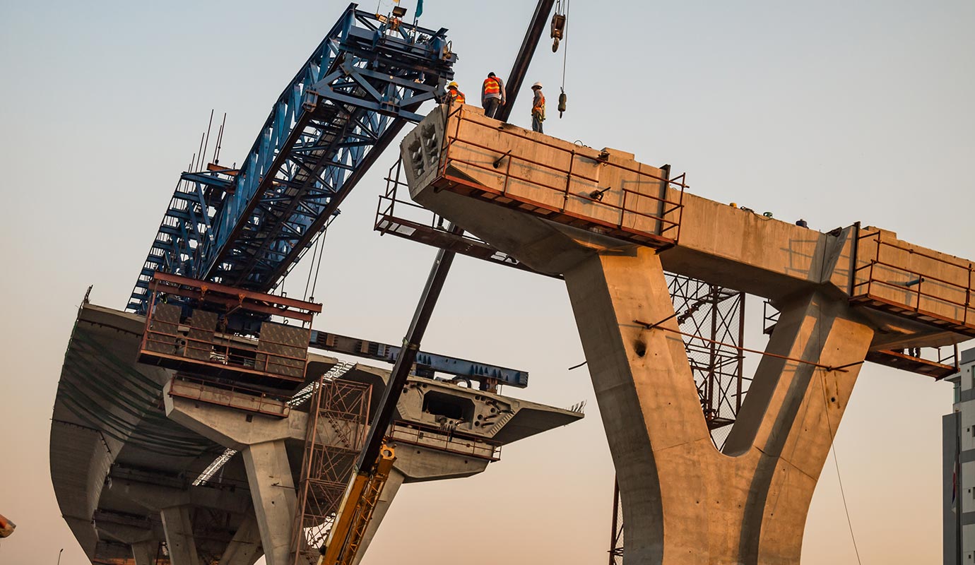 Bridge under construction
